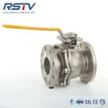 API 2PC Direct Mounting Pad Flange Ball Valve